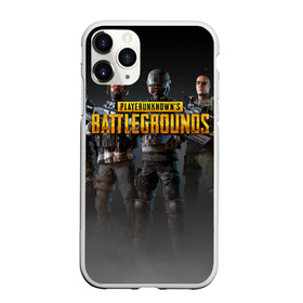 Чехол для iPhone 11 Pro Max матовый с принтом PUBG Soldiers в Курске, Силикон |  | playerunknowns battlegrounds | pubg