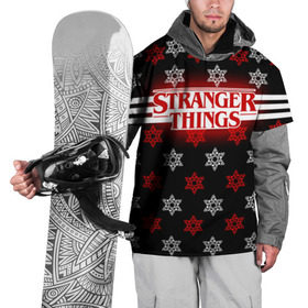Накидка на куртку 3D с принтом Свитер Stranger Things Dark в Курске, 100% полиэстер |  | stranger things | очень странные дела