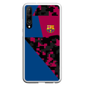 Чехол для Honor P30 с принтом FC Barca 2018 Creative uniform в Курске, Силикон | Область печати: задняя сторона чехла, без боковых панелей | fc | fc barcelona | fcb | барселона | спорт | спортивные | фк | футбол | футбольный клуб