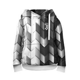 Детская толстовка 3D с принтом Juventus 2018 Geometry Sport в Курске, 100% полиэстер | двухслойный капюшон со шнурком для регулировки, мягкие манжеты на рукавах и по низу толстовки, спереди карман-кенгуру с мягким внутренним слоем | Тематика изображения на принте: fc | juventus | спорт | спортивные | фк | футбол | футбольный клуб | ювентус