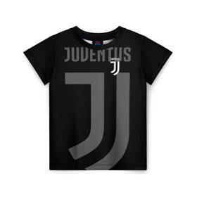 Детская футболка 3D с принтом Juventus 2018 Original в Курске, 100% гипоаллергенный полиэфир | прямой крой, круглый вырез горловины, длина до линии бедер, чуть спущенное плечо, ткань немного тянется | fc | juventus | спорт | спортивные | фк | футбол | футбольный клуб | ювентус