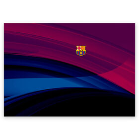 Поздравительная открытка с принтом FC Barca 2018 Original в Курске, 100% бумага | плотность бумаги 280 г/м2, матовая, на обратной стороне линовка и место для марки
 | Тематика изображения на принте: fc | fc barcelona | fcb | барселона | спорт | спортивные | фк | футбол | футбольный клуб