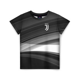 Детская футболка 3D с принтом Juventus 2018 Original в Курске, 100% гипоаллергенный полиэфир | прямой крой, круглый вырез горловины, длина до линии бедер, чуть спущенное плечо, ткань немного тянется | fc | juventus | спорт | спортивные | фк | футбол | футбольный клуб | ювентус