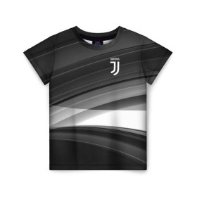 Детская футболка 3D с принтом Juventus 2018 Original в Курске, 100% гипоаллергенный полиэфир | прямой крой, круглый вырез горловины, длина до линии бедер, чуть спущенное плечо, ткань немного тянется | Тематика изображения на принте: fc | juventus | спорт | спортивные | фк | футбол | футбольный клуб | ювентус