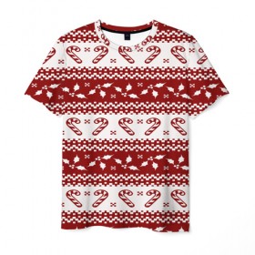 Мужская футболка 3D с принтом Christmas fashion в Курске, 100% полиэфир | прямой крой, круглый вырез горловины, длина до линии бедер | christmas | new year | santa | елка | елочки | новогодний | новый год | рождество | снег | снежинки