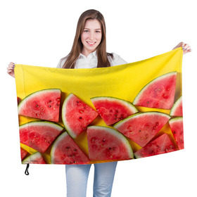 Флаг 3D с принтом арбуз в Курске, 100% полиэстер | плотность ткани — 95 г/м2, размер — 67 х 109 см. Принт наносится с одной стороны | berry | food | fruit | health | rest | summer | vegan | vegetarianism | vitamins | watermelon | арбуз | веган | вегетарианство | витамины | еда | здоровье | лето | отдых | фрукты | ягода