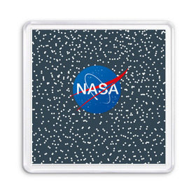 Магнит 55*55 с принтом NASA в Курске, Пластик | Размер: 65*65 мм; Размер печати: 55*55 мм | nasa | star | звезды | космос | наса