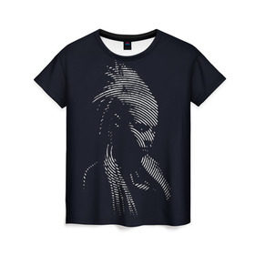 Женская футболка 3D с принтом Йоланди Фиссер в Курске, 100% полиэфир ( синтетическое хлопкоподобное полотно) | прямой крой, круглый вырез горловины, длина до линии бедер | Тематика изображения на принте: die antwoord | yolandi visser |   | йоланди фиссер