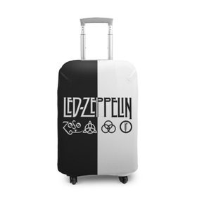 Чехол для чемодана 3D с принтом Led Zeppelin в Курске, 86% полиэфир, 14% спандекс | двустороннее нанесение принта, прорези для ручек и колес | Тематика изображения на принте: led | led zeppelin | блюз | группа | джимми пейдж | джон генри бонэм | джон пол джонс | лед зепелен | лед зеппелин | метал | роберт плант | рок | тяжелый | фолк | хард | хардрок | хеви | хевиметал