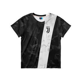 Детская футболка 3D с принтом Juventus 2018 Line в Курске, 100% гипоаллергенный полиэфир | прямой крой, круглый вырез горловины, длина до линии бедер, чуть спущенное плечо, ткань немного тянется | Тематика изображения на принте: fc | juventus | спорт | спортивные | фк | футбол | футбольный клуб | ювентус