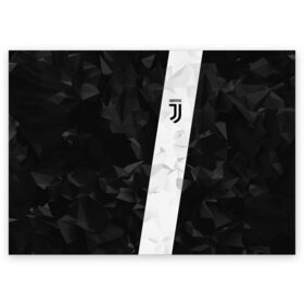 Поздравительная открытка с принтом Juventus 2018 Line в Курске, 100% бумага | плотность бумаги 280 г/м2, матовая, на обратной стороне линовка и место для марки
 | Тематика изображения на принте: fc | juventus | спорт | спортивные | фк | футбол | футбольный клуб | ювентус