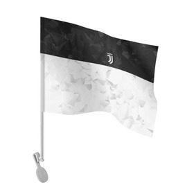 Флаг для автомобиля с принтом Juventus 2018 Black and White в Курске, 100% полиэстер | Размер: 30*21 см | fc | juventus | спорт | спортивные | фк | футбол | футбольный клуб | ювентус