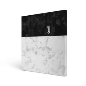 Холст квадратный с принтом Juventus 2018 Black and White в Курске, 100% ПВХ |  | fc | juventus | спорт | спортивные | фк | футбол | футбольный клуб | ювентус