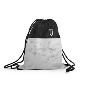 Рюкзак-мешок 3D с принтом Juventus 2018 Black and White в Курске, 100% полиэстер | плотность ткани — 200 г/м2, размер — 35 х 45 см; лямки — толстые шнурки, застежка на шнуровке, без карманов и подкладки | fc | juventus | спорт | спортивные | фк | футбол | футбольный клуб | ювентус