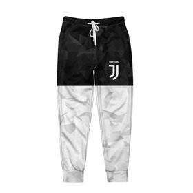 Мужские брюки 3D с принтом Juventus 2018 Black and White в Курске, 100% полиэстер | манжеты по низу, эластичный пояс регулируется шнурком, по бокам два кармана без застежек, внутренняя часть кармана из мелкой сетки | fc | juventus | спорт | спортивные | фк | футбол | футбольный клуб | ювентус