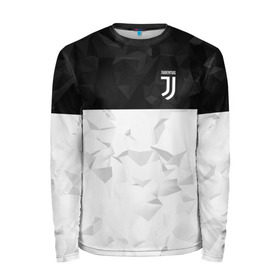 Мужской лонгслив 3D с принтом Juventus 2018 Black and White в Курске, 100% полиэстер | длинные рукава, круглый вырез горловины, полуприлегающий силуэт | fc | juventus | спорт | спортивные | фк | футбол | футбольный клуб | ювентус