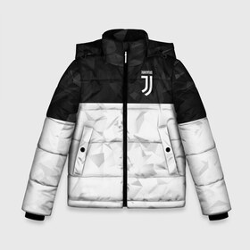 Зимняя куртка для мальчиков 3D с принтом Juventus 2018 Black and White в Курске, ткань верха — 100% полиэстер; подклад — 100% полиэстер, утеплитель — 100% полиэстер | длина ниже бедра, удлиненная спинка, воротник стойка и отстегивающийся капюшон. Есть боковые карманы с листочкой на кнопках, утяжки по низу изделия и внутренний карман на молнии. 

Предусмотрены светоотражающий принт на спинке, радужный светоотражающий элемент на пуллере молнии и на резинке для утяжки | fc | juventus | спорт | спортивные | фк | футбол | футбольный клуб | ювентус