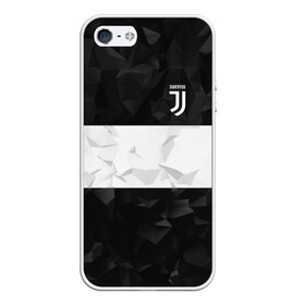 Чехол для iPhone 5/5S матовый с принтом Juventus White Line в Курске, Силикон | Область печати: задняя сторона чехла, без боковых панелей | fc | juventus | спорт | спортивные | фк | футбол | футбольный клуб | ювентус