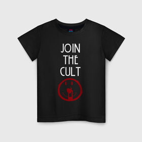 Детская футболка хлопок с принтом Cult в Курске, 100% хлопок | круглый вырез горловины, полуприлегающий силуэт, длина до линии бедер | Тематика изображения на принте: ahs | american horror story | американская история ужасов