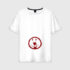 Женская футболка хлопок Oversize с принтом Cult в Курске, 100% хлопок | свободный крой, круглый ворот, спущенный рукав, длина до линии бедер
 | ahs | american horror story | американская история ужасов