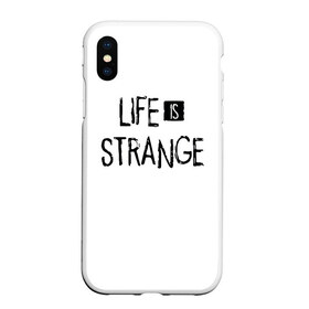 Чехол для iPhone XS Max матовый с принтом Life is Strange в Курске, Силикон | Область печати: задняя сторона чехла, без боковых панелей | life is strange 2 | игра | лайф ис стрэндж | надпись