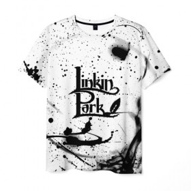 Мужская футболка 3D с принтом Linkin Park в Курске, 100% полиэфир | прямой крой, круглый вырез горловины, длина до линии бедер | chester bennington | linkin park | беннингтон честер | линкин парк