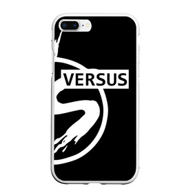 Чехол для iPhone 7Plus/8 Plus матовый с принтом VERSUS в Курске, Силикон | Область печати: задняя сторона чехла, без боковых панелей | battle | versus | батл | версус