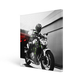 Холст квадратный с принтом Kawasaki в Курске, 100% ПВХ |  | motorbike | motorcycle | race | rider | ryder | speed | yamaha | байк | гонки | гонщик | кавасаки | мото | мотобайк | мотоцикл | райдер | скорость | ямаха