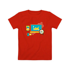 Детская футболка хлопок с принтом Веселый аналитик в Курске, 100% хлопок | круглый вырез горловины, полуприлегающий силуэт, длина до линии бедер | almightyholton | deshaun holton