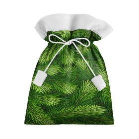 Подарочный 3D мешок с принтом Ёлочка в Курске, 100% полиэстер | Размер: 29*39 см | Тематика изображения на принте: веточки | елка | новогодняя ёлка | новый год | природа | рождество | сосна | текстуры | хвойные