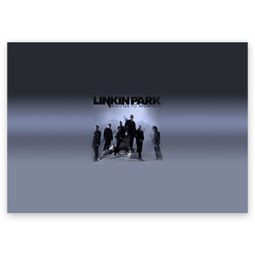 Поздравительная открытка с принтом Группа Linkin Park в Курске, 100% бумага | плотность бумаги 280 г/м2, матовая, на обратной стороне линовка и место для марки
 | Тематика изображения на принте: bennington | chester | linkin park | альтернативный | беннингтон | группа | ленкин | линкин | майк | метал | музыкант | ню | нюметал | парк | певец | рок | рэп | честер | электроник
