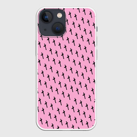 Чехол для iPhone 13 mini с принтом LiL PEEP Pattern в Курске,  |  | lil peep. cry baby | лил пип