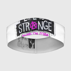 Повязка на голову 3D с принтом Chloe. Life is Strange. в Курске,  |  | before the storm | black and white | chloe | grunge | life is strange | pink | punk | гранж | розовый | хлоя | черно белое