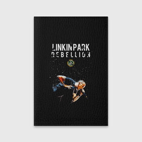 Обложка для паспорта матовая кожа с принтом Честер Linkin Park в Курске, натуральная матовая кожа | размер 19,3 х 13,7 см; прозрачные пластиковые крепления | Тематика изображения на принте: chester bennington | linkin park | беннингтон честер | линкин парк