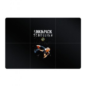 Магнитный плакат 3Х2 с принтом Честер Linkin Park в Курске, Полимерный материал с магнитным слоем | 6 деталей размером 9*9 см | chester bennington | linkin park | беннингтон честер | линкин парк