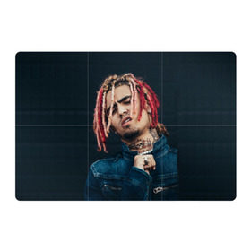 Магнитный плакат 3Х2 с принтом Lil Pump в Курске, Полимерный материал с магнитным слоем | 6 деталей размером 9*9 см | Тематика изображения на принте: esketit | esskeetit | gang | lil | pump | rap | качер | лил | маленький | насос | памп | репер | рэпер | рэппер | с дредами | эшкере | эшкерее | эшкереее | эшкерееее | эщкере | эщкерее | эщкереее | эщкерееее