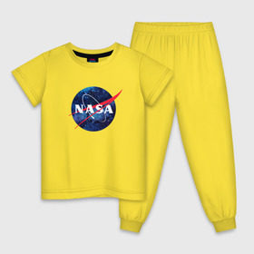Детская пижама хлопок с принтом NASA в Курске, 100% хлопок |  брюки и футболка прямого кроя, без карманов, на брюках мягкая резинка на поясе и по низу штанин
 | nasa | астронавт | астрофизика | космическое агенство | космонавт | космос | наса | скафандр   | шлем