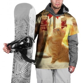 Накидка на куртку 3D с принтом Сюрпризы от Деда Мороза в Курске, 100% полиэстер |  | Тематика изображения на принте: елка | зима | кот | котейка | кошка | мороз | новый год | снег | снежинки