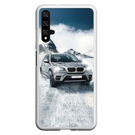 Чехол для Honor 20 с принтом BMW X5 в Курске, Силикон | Область печати: задняя сторона чехла, без боковых панелей | auto | race | авто | автомобиль | бмв | бумер | бэха | гонки | марка | машина