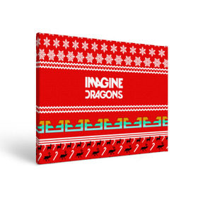 Холст прямоугольный с принтом Праздничный Imagine Dragons в Курске, 100% ПВХ |  | dragons | imagine | альтернативный | американская | арена | бэн макки | группа | драгонс | дэн | дэн рейнольдс | знак | имеджин | инди | индирок | красный | надпись | новогодний | новый год | поп | праздник