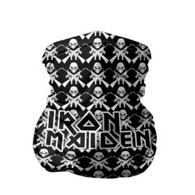 Бандана-труба 3D с принтом Iron Maiden в Курске, 100% полиэстер, ткань с особыми свойствами — Activecool | плотность 150‒180 г/м2; хорошо тянется, но сохраняет форму | iron maiden | адриан смит | айрон мейден | гроза | группа | дэйв мюррей | железная дева | ирон майден | метал | мрачный | музыка | песни | рок | стив харрис | тяжелый | флаг | хеви | хевиметал
