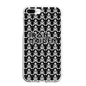 Чехол для iPhone 7Plus/8 Plus матовый с принтом Iron Maiden в Курске, Силикон | Область печати: задняя сторона чехла, без боковых панелей | iron maiden | адриан смит | айрон мейден | гроза | группа | дэйв мюррей | железная дева | ирон майден | метал | мрачный | музыка | песни | рок | стив харрис | тяжелый | флаг | хеви | хевиметал