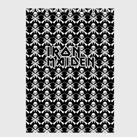 Скетчбук с принтом Iron Maiden в Курске, 100% бумага
 | 48 листов, плотность листов — 100 г/м2, плотность картонной обложки — 250 г/м2. Листы скреплены сверху удобной пружинной спиралью | iron maiden | адриан смит | айрон мейден | гроза | группа | дэйв мюррей | железная дева | ирон майден | метал | мрачный | музыка | песни | рок | стив харрис | тяжелый | флаг | хеви | хевиметал