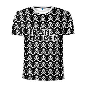 Мужская футболка 3D спортивная с принтом Iron Maiden в Курске, 100% полиэстер с улучшенными характеристиками | приталенный силуэт, круглая горловина, широкие плечи, сужается к линии бедра | iron maiden | адриан смит | айрон мейден | гроза | группа | дэйв мюррей | железная дева | ирон майден | метал | мрачный | музыка | песни | рок | стив харрис | тяжелый | флаг | хеви | хевиметал