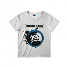 Детская футболка 3D с принтом Linkin Park в Курске, 100% гипоаллергенный полиэфир | прямой крой, круглый вырез горловины, длина до линии бедер, чуть спущенное плечо, ткань немного тянется | Тематика изображения на принте: bennington | chester | linkin park | беннингтон | ленкин | линкин | майк | честер