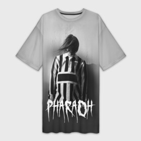 Платье-футболка 3D с принтом Фара 1 в Курске,  |  | Тематика изображения на принте: dead dynasty | pharaoh | pink phloyd | мертвая династия | фараон