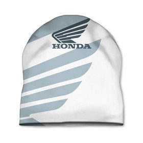 Шапка 3D с принтом Honda в Курске, 100% полиэстер | универсальный размер, печать по всей поверхности изделия | car | honda | moto | motorbike | race | авто | автомобиль | гонки | марка | машина | мотоцикл | хонда