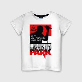 Детская футболка хлопок с принтом Linkin Park в Курске, 100% хлопок | круглый вырез горловины, полуприлегающий силуэт, длина до линии бедер | alternative | linkin park | альтернатива | брэд дэлсон | джо хан | дэвид фаррелл | линкин парк | майк шинода | роб бурдон | честер беннингтон