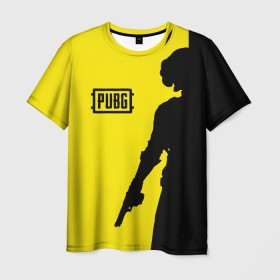 Мужская футболка 3D с принтом PUBG в Курске, 100% полиэфир | прямой крой, круглый вырез горловины, длина до линии бедер | playerunknowns battlegrounds | pubg