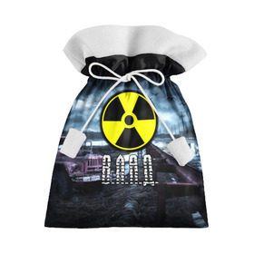 Подарочный 3D мешок с принтом S.T.A.L.K.E.R. - В.Л.А.Д. в Курске, 100% полиэстер | Размер: 29*39 см | Тематика изображения на принте: stalker | влад | владислав | припять | радиация | сталкер | чернобыль